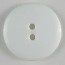 Neue Ware Modeknopf schlicht, glänzend –  Größe: 18mm – Farbe: weiß – Art.Nr. 190842