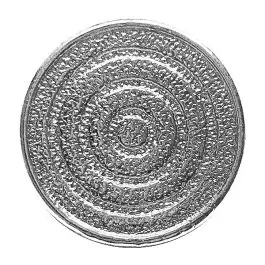 Vollmetallknopf rund mit Öse – Größe: 15mm – Farbe: silber – ArtNr.: 281228 Bestseller