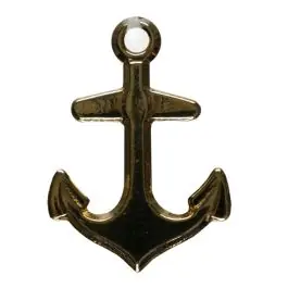 Günstig Anker mit Öse – Größe: 20mm – Farbe: gold – Art.Nr. 270321