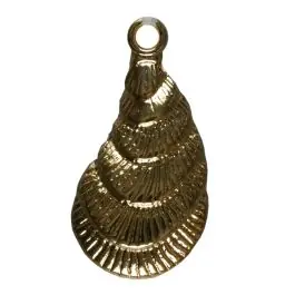 Muschel mit Öse – Größe: 20mm – Farbe: gold – Art.Nr. 270325 Wochenendangebot