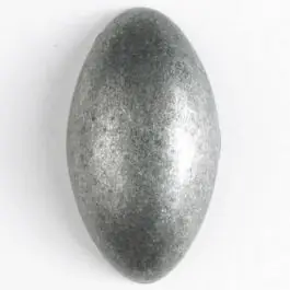 Jetzt Bestellen Vollmetallknopf, elegante ovale Form mit Öse – Größe: 34mm – Farbe: altzinn – Art.Nr. 380201