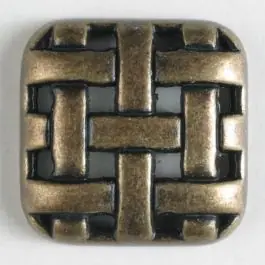 Vollmetallknopf  – Größe: 20mm – Farbe: altmessing – Art.-Nr.: 300802 Hochwertig