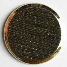 Blazerknopf, vollmetall, strukturiert, flach mit schmalem Rand und Öse – Größe: 18mm – Farbe: gold – Art.Nr. 240404 Neue Kollektion