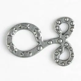 Sofort Bestellen Dirndelhaken – Größe: 30mm – Farbe: altsilber – Art.Nr. 400906