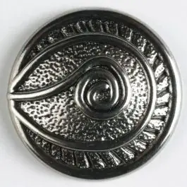 Kostenloser Rückversand Vollmetallknopf  – Größe: 23mm – Farbe: altsilber – Art.-Nr.: 330205