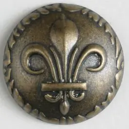 Sofort Bestellen Vollmetallknopf  – Größe: 25mm – Farbe: altmessing – Art.-Nr.: 370510