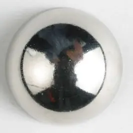 Vollmetallknopf – Größe: 25mm – Farbe: silber – Art.-Nr.: 360465 Weltweiter Versand