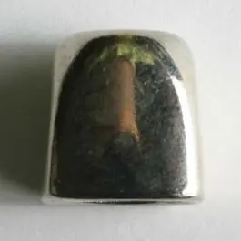 Kordelende, vollmetall – Größe: 15mm – Farbe: silber – Art.Nr. 240408 Großhandel