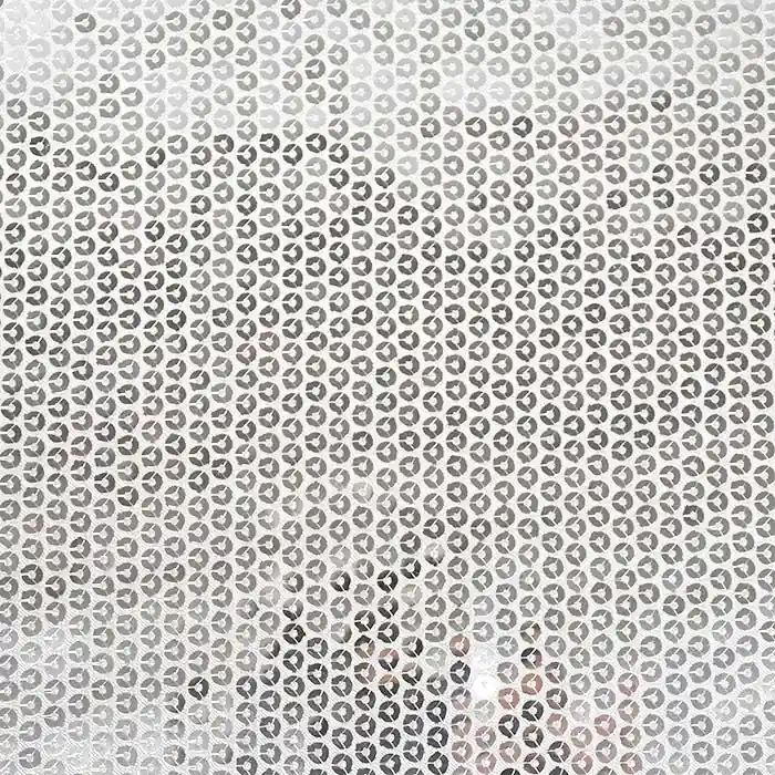 Weltweiter Versand Satin mit Glitzer, 30187-020, silberfarben