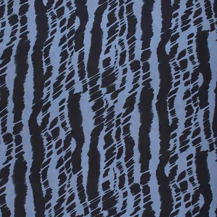Günstig Gewebe, Viskose, digital, abstrakt, 29826-003, blau