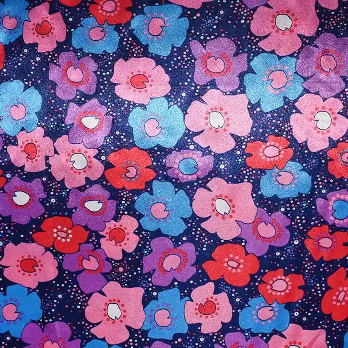 Beliebt Satin, Polyester, Floral, 30157-999