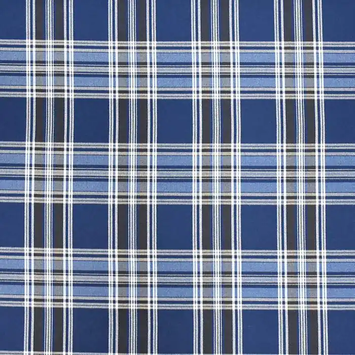 Bestpreis Anzugstoff, Karo, 22006-31, blau