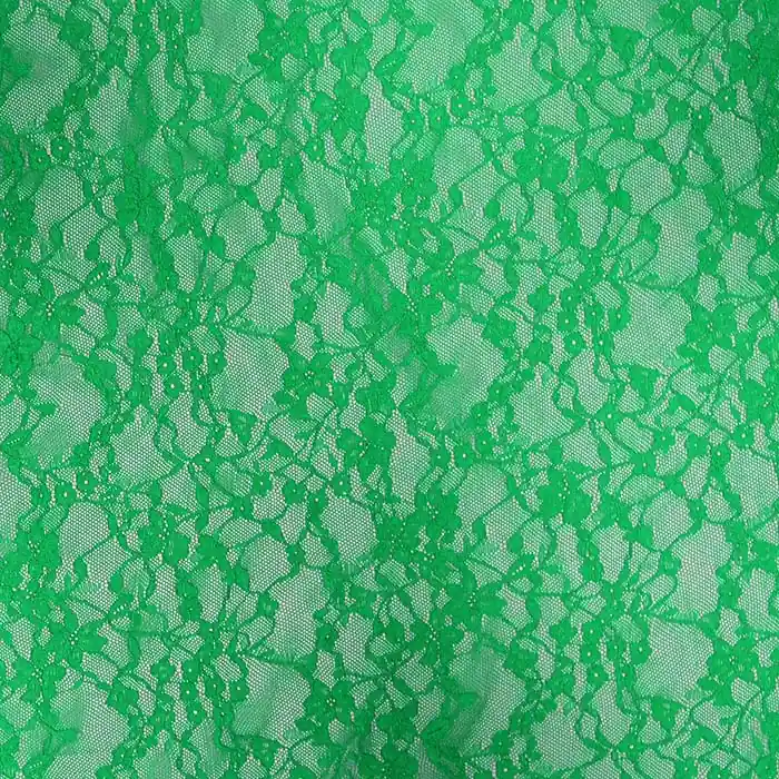 Direkt Vom Hersteller Spitze, elastisch, Floral, 30208-071, grün