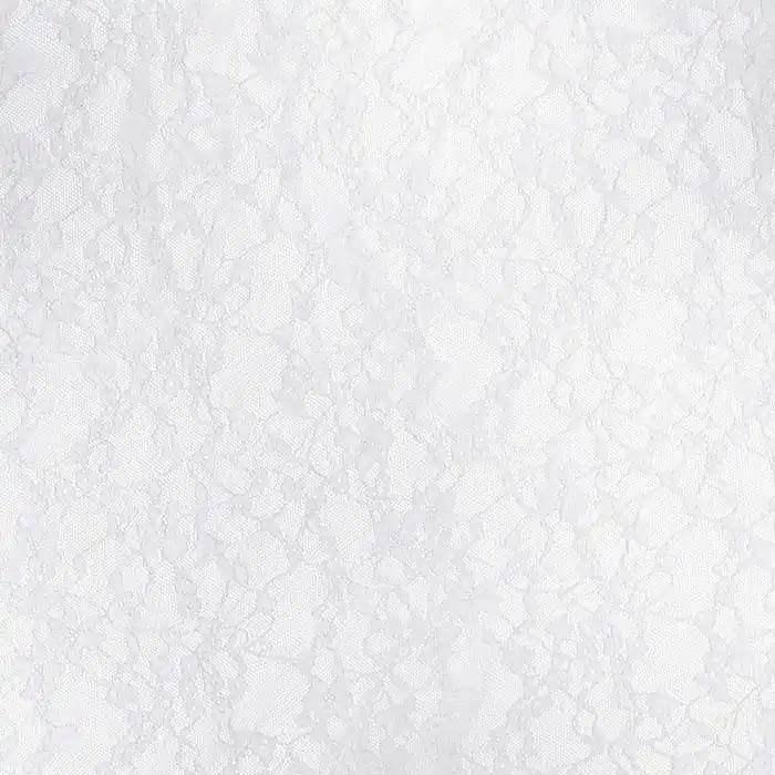 Echt Spitze, elastisch, Floral, 30208-001, weiß