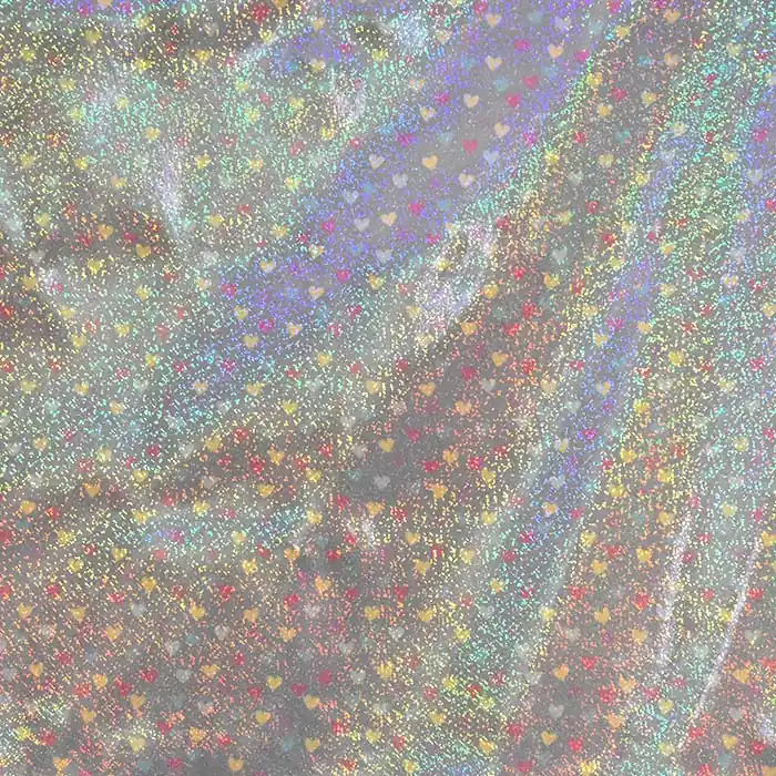 Top-Seller Regenmantelstoff, Hologramm, Herzen, 298466-001