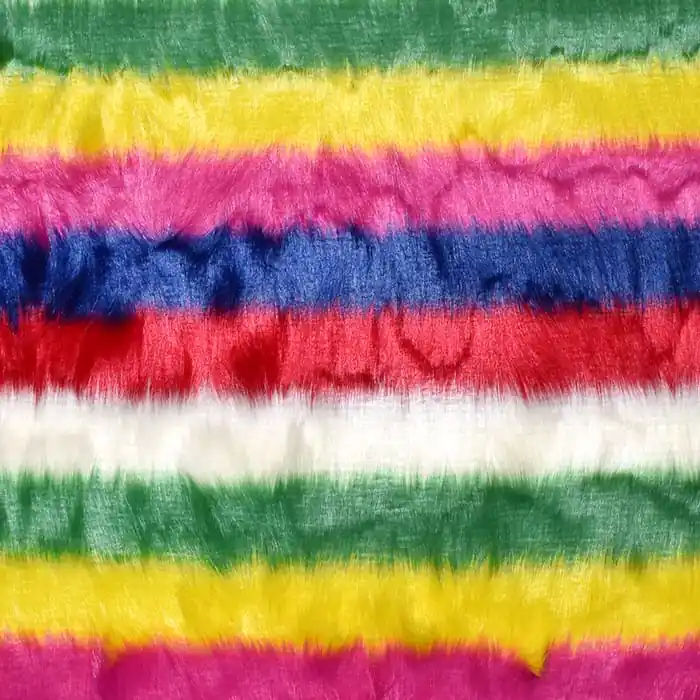 Begrenztes Angebot Kunstpelz, langhaar, Streifen, 29926-09