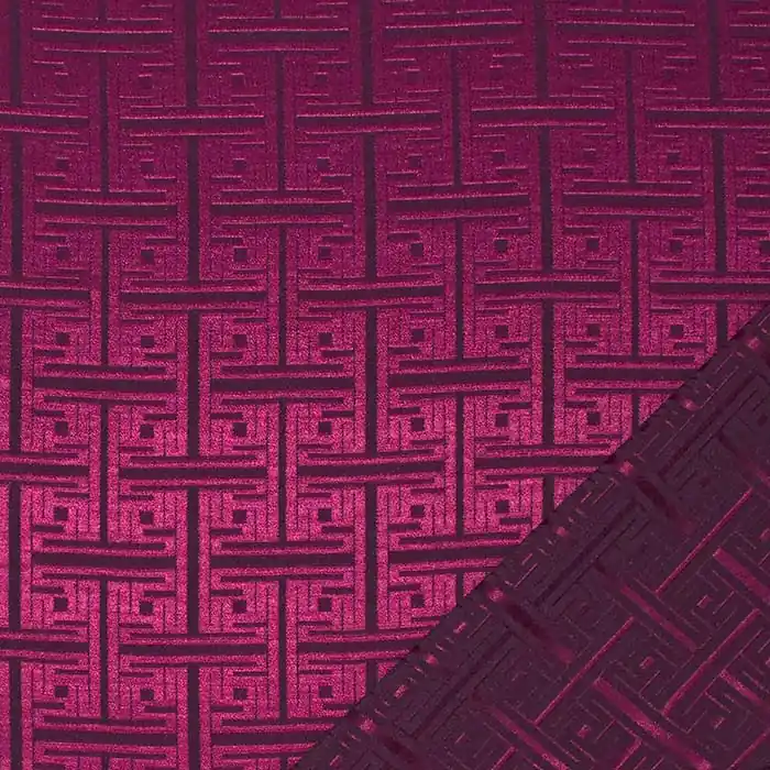 Meistverkauft Gewebe, Rajon, geometrisch, 29738-33, rosa