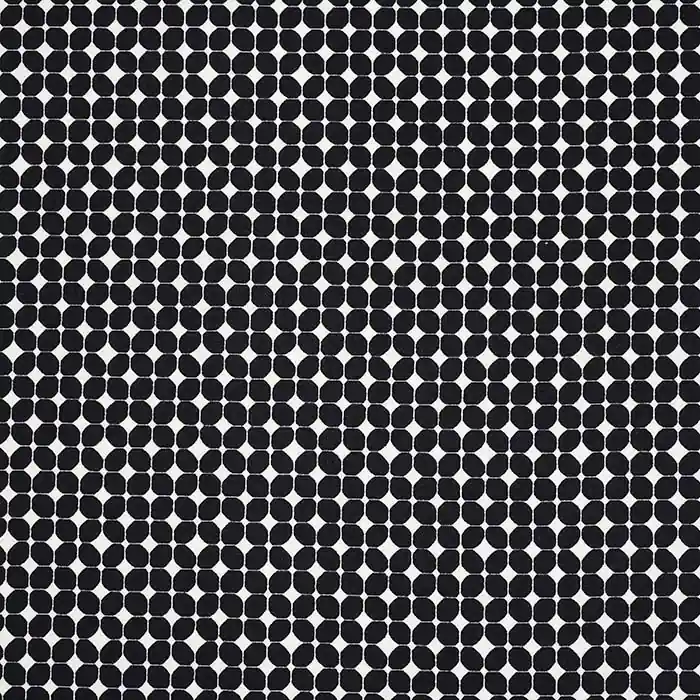 Satin, Baumwolle, geometrisch, 29897-08, schwarz Ab Werk