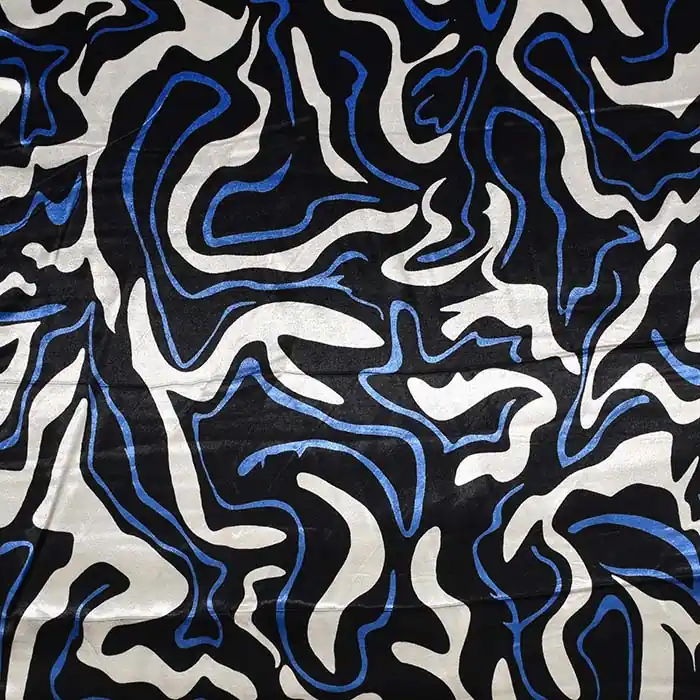 Geprüft Satin, Rajon, abstrakt, 29748