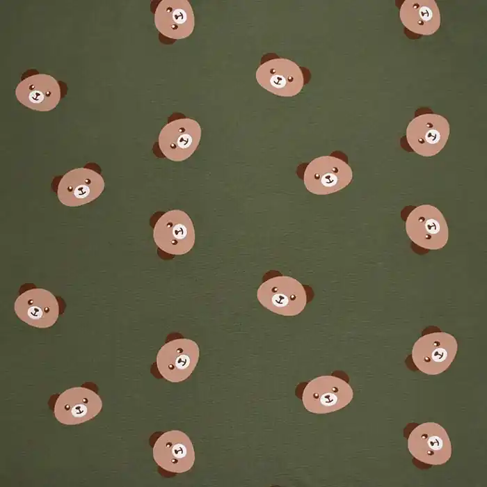 Sweatshirtstoff, krepp, digital, Bären, 29771-028 Sonderaktion