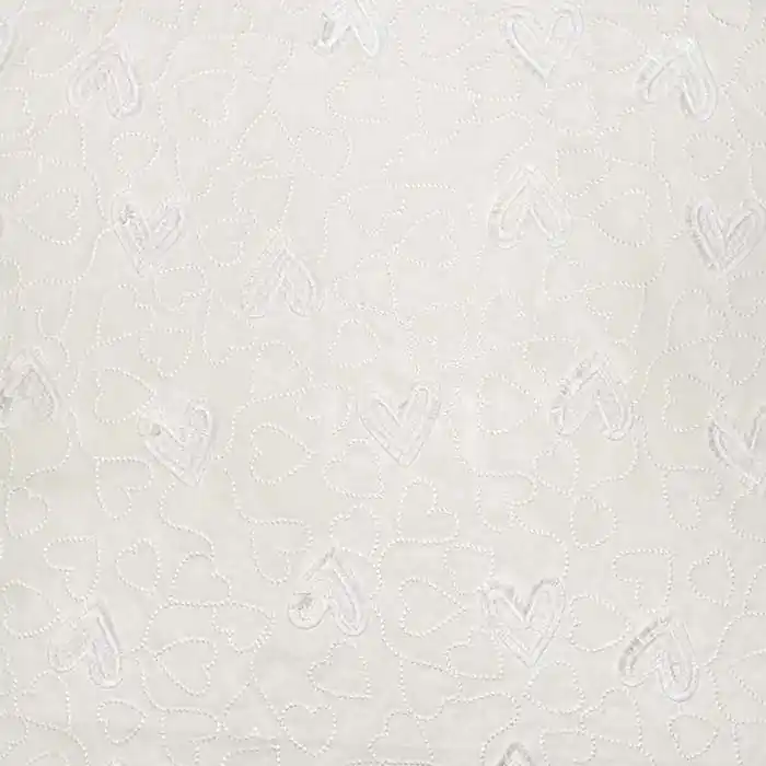 Begrenztes Angebot Baumwolle, Popeline, Stickerei, Herzen, 29814-001