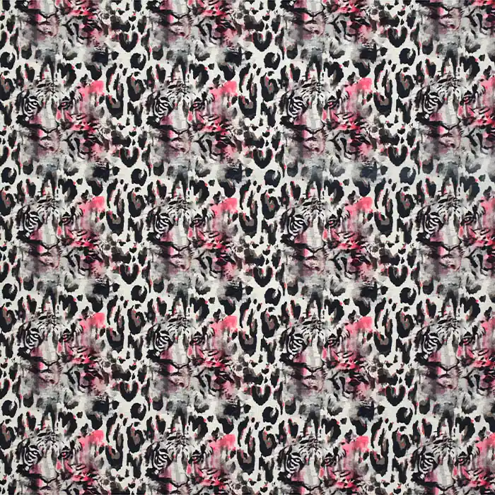 Geld-Zurück-Garantie Jersey, Baumwolle, digital, Tiere, 27489-22