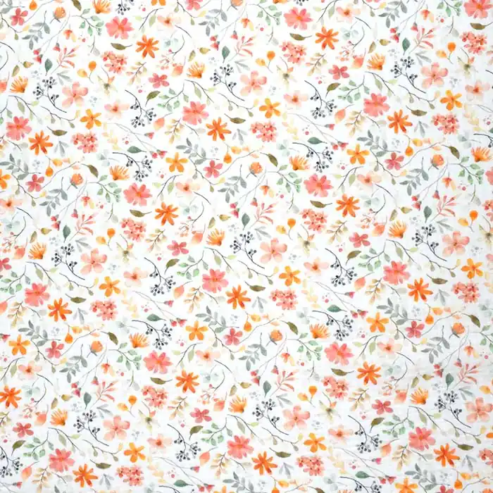 Limited Edition Musselin, doppelt, floral, 29821-002