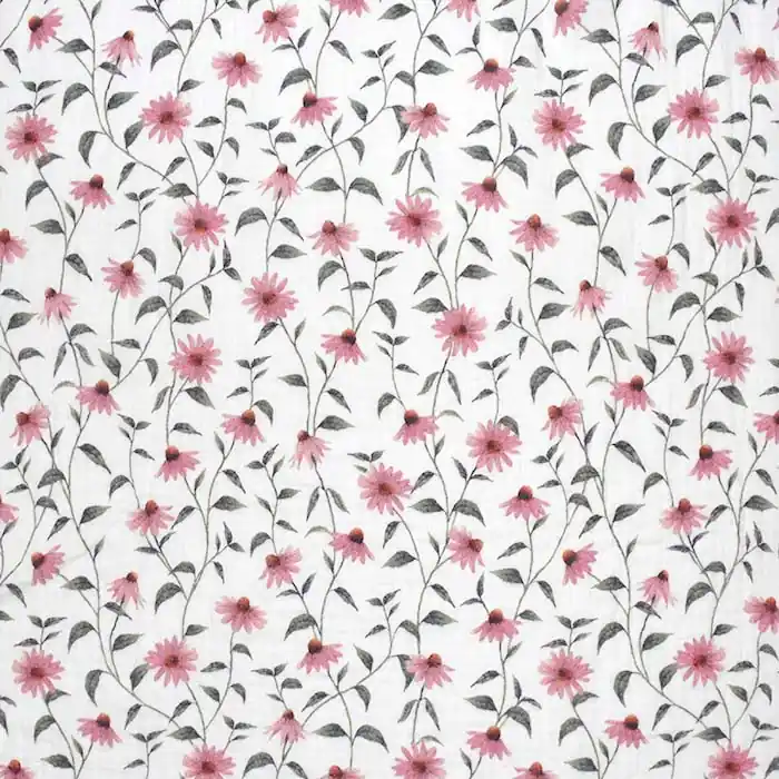 Musselin, doppelt, floral, 29831-003 Sonderaktion