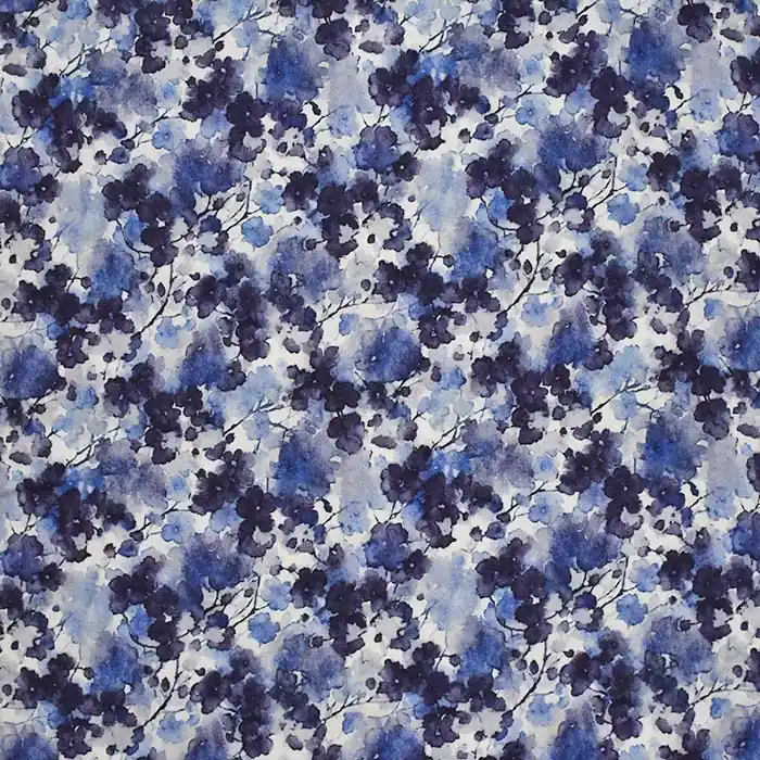 Gewebe, Viskose, digital, floral, 29789-001 Solange Der Vorrat Reicht