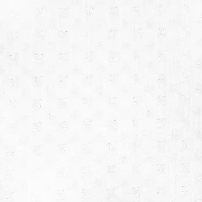 Letzte Chance Musselin, doppelt, Richelieu, 22719-051, sahne