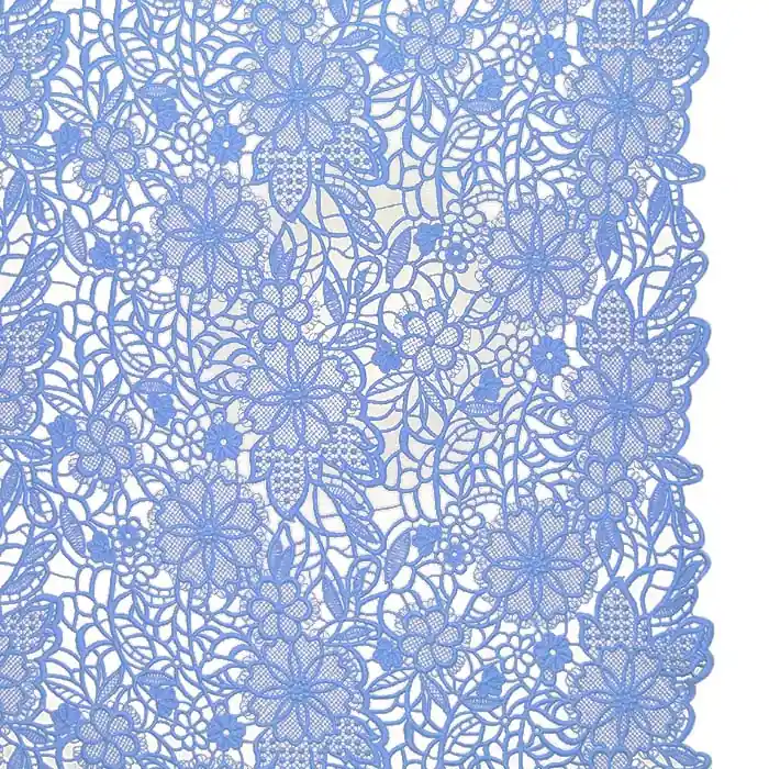 Spitze, floral, 29646-673, blau Super-Preis