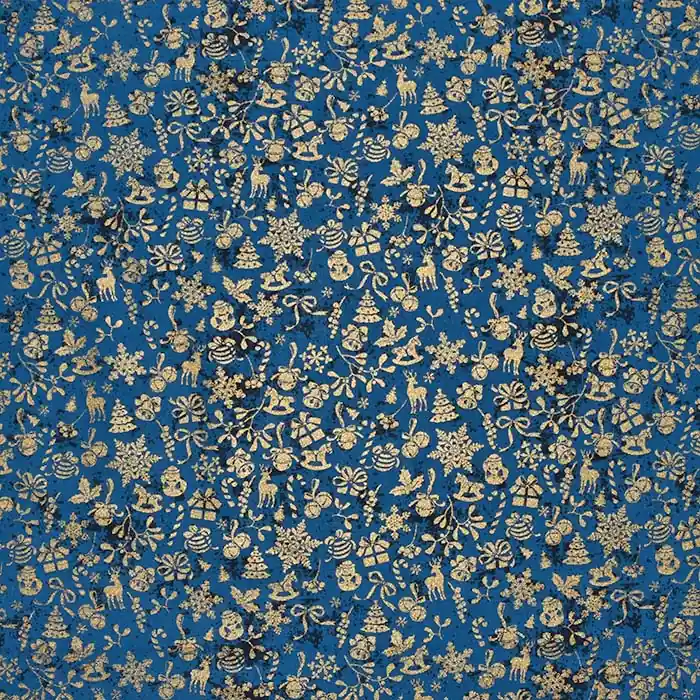 Exklusiv Baumwolle, Popeline, festlich, 28543-008, blau