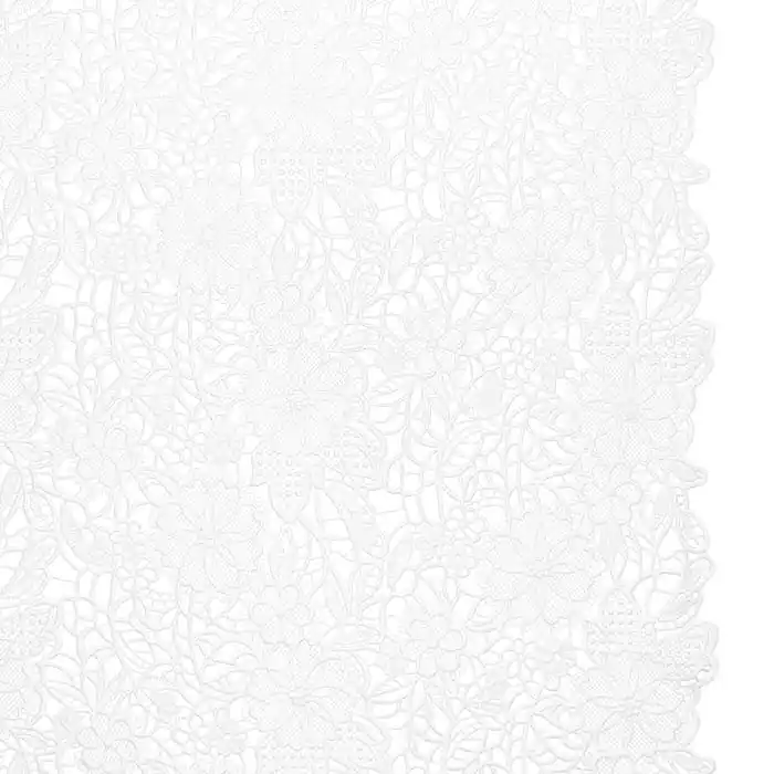 Heute Kaufen Spitze, floral, 29646-010, weiß