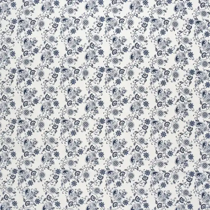 Handgefertigt Baumwolle, dünn, floral, 29460-02