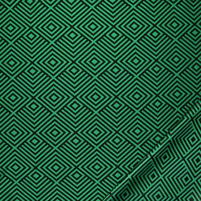 Jacquard, beidseitig, geometrisch, 28783-24, grün Top-Preis