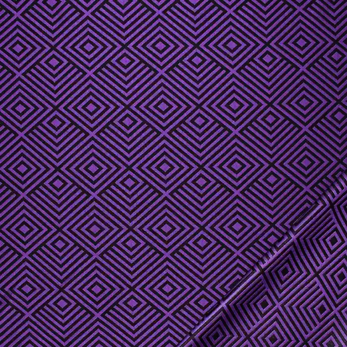 Jacquard, beidseitig, geometrisch, 28783-19, violett Markenprodukt