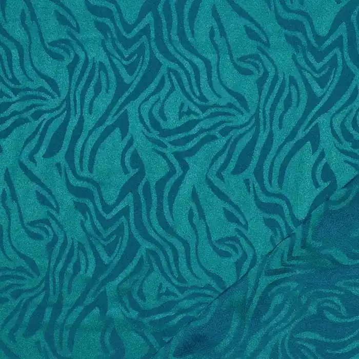Hochwertig Gewebe, Viskose, tierisch, 28806-35, türkis
