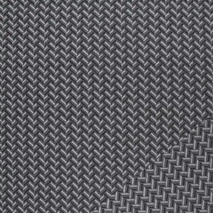 Im Trend Bengalin, elastisches Gewebe, geometrisch, 29473-37, schwarz