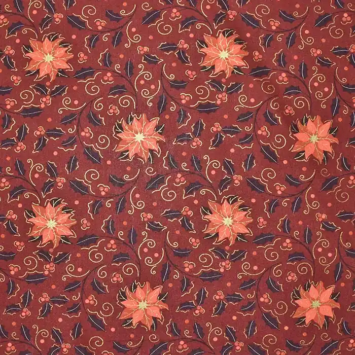 Baumwolle, Popeline, festlich, 28557-027, ziegelfarben Markenprodukt