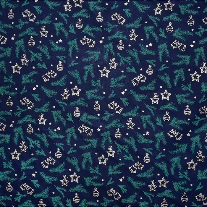 Baumwolle, Popeline, festlich, 27521-008, blau Top-Angebot