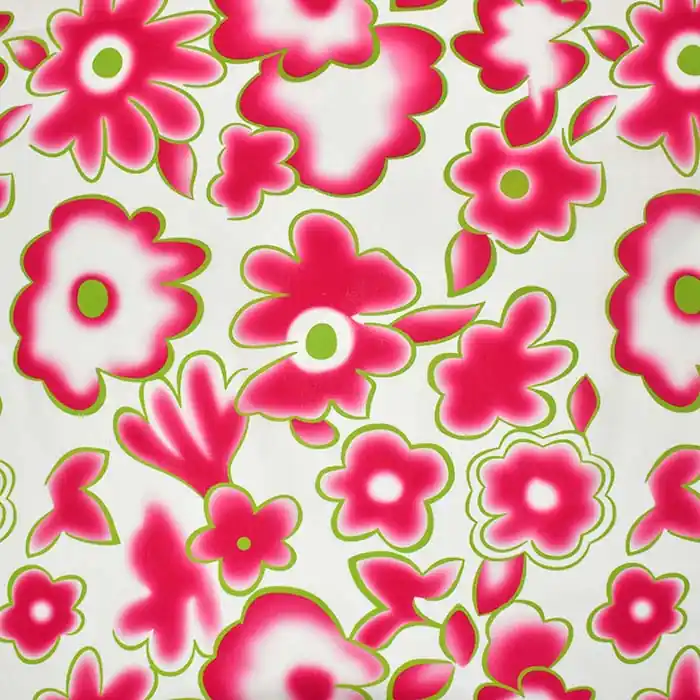 Preisknaller Baumwolle, Popeline, Elastan, floral, 29467-03, rosa