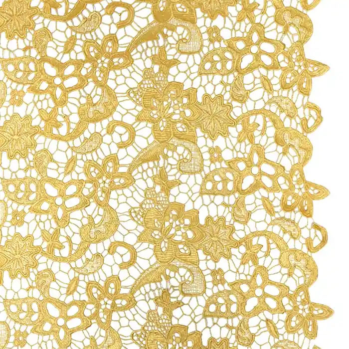 Spitze, floral, 29442-07, gelb Schneller Versand