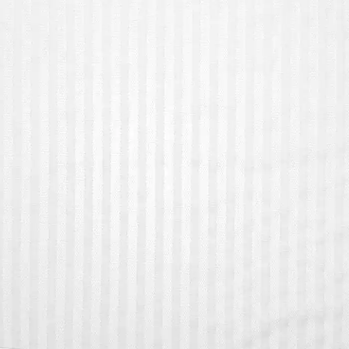 Kostenloser Rückversand Netzstoff, elastisch, Polyester, Streifen, 25975-01, weiß