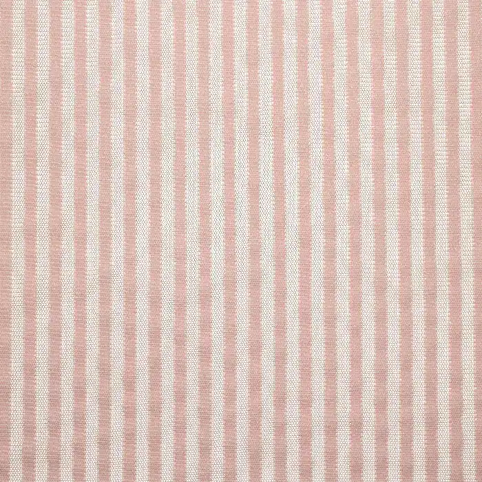 Netzstoff, elastisch, Polyester, Streifen, 25975-03, rosa Günstig