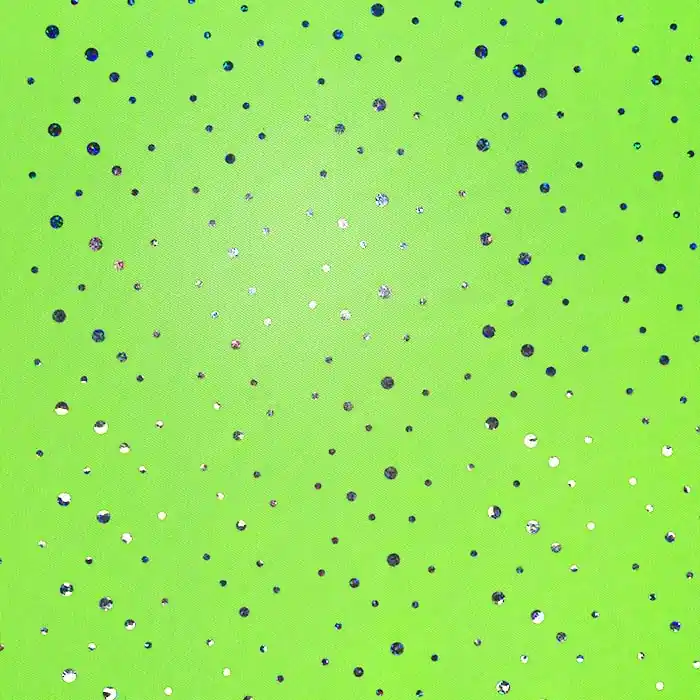 Letzte Chance Netzstoff, elastisch, Glitter, 25969-08, neon grün