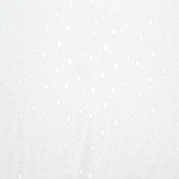 Versand Am Gleichen Tag Netzstoff, Polyester, Punkte, Richelieu, 25972-01, weiß