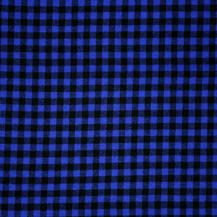 Flanell, Karo, 26264-017, schwarz-blau Preisreduziert