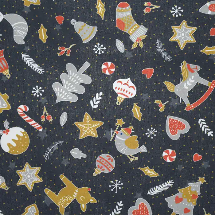 Original Baumwolle, Popeline, digital, festlich, 26221-2041, grau