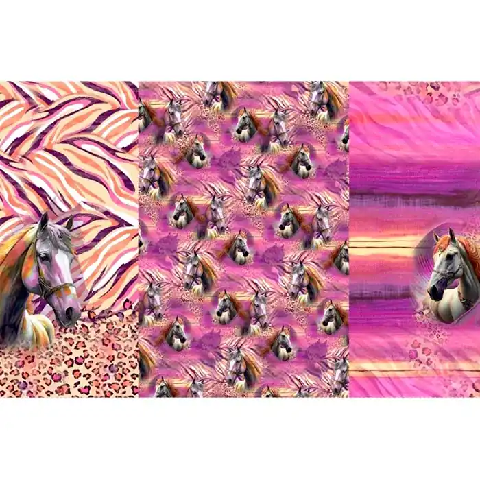 Letzte Chance Jersey, Baumwolle, digital, Tiere, 29007