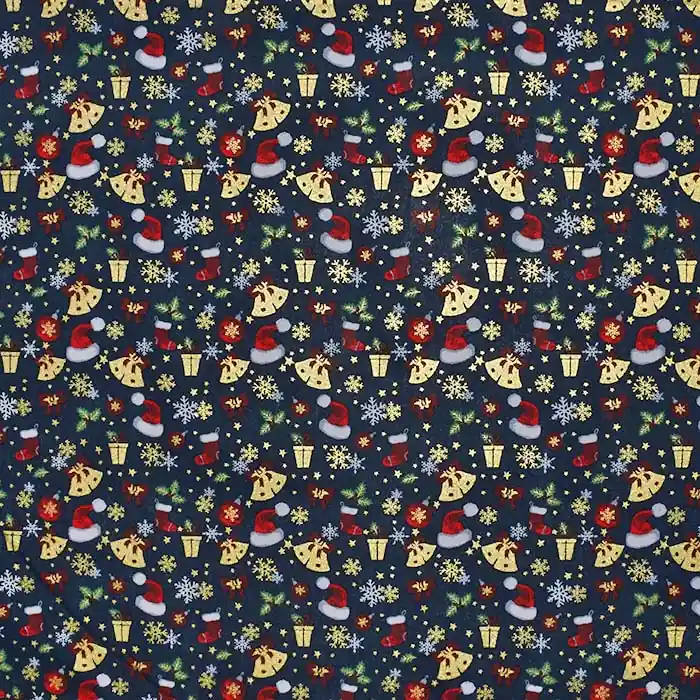 Kracherpreis Baumwolle, Popeline, festlich, 28544-008, blau